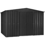 KOVINSKA VRTNA HIŠKA GLOBEL DREAM 108 ANTRACIT Š296 X G238 X V203 CM - slika 2